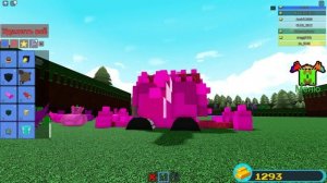 Полёт на розовом аксолотле в честь дня Святого Валентина! Roblox Построй корабль и найди сокровище