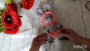 Готовые игрушки из плюшевой пряжи,их размер и цена!!!