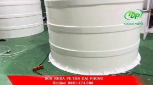 Bồn Nhựa PE Trắng chứa Acid H2SO4 Đậm Đặc 98%