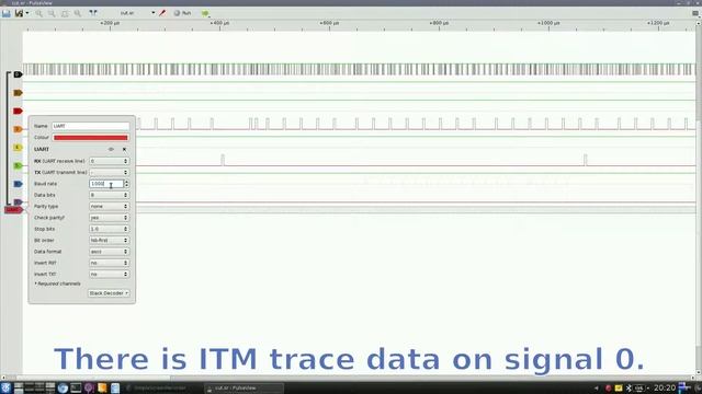 ARM ITM tracing of Cortex-M3 microcontroller смотреть онлайн