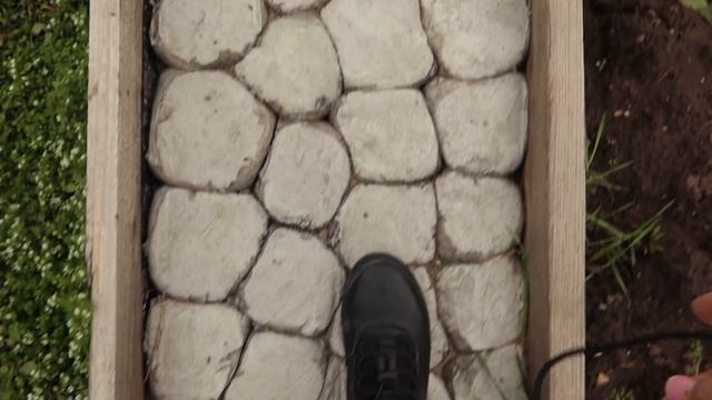 Дорожки из ПАКЕТОВ и ЦЕМЕНТА перезимовали /Весна 2022г.