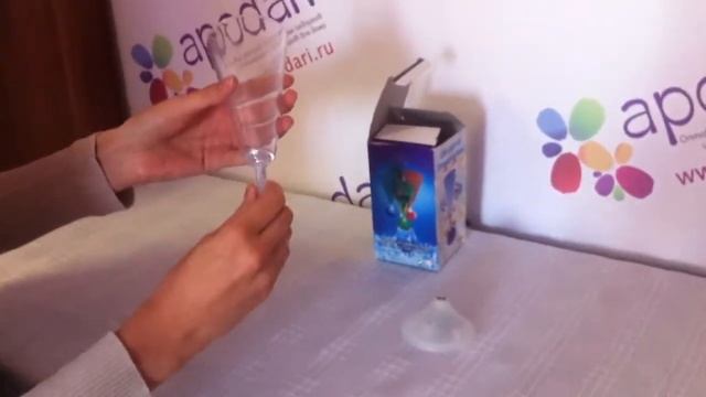 Бокал с Led подсветкой, обзор от Аподари.