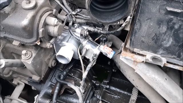 Плохо греет печка Гранты. Диагностика, замена термостата смотреть онлайн