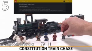 Top 10 LEGO TRAINS