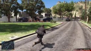 GTA 5 - Michael & Amanda Fleeca Bank Heist + Six Star Escape