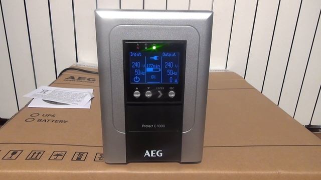 AEG Protect C 1000 Power Supply - Unboxing смотреть онлайн