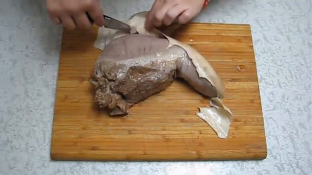 Осторожно, "злой" язык. Рецепт. Язык маринованный в чесноке