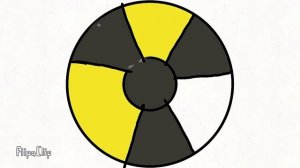 Знак радиации.