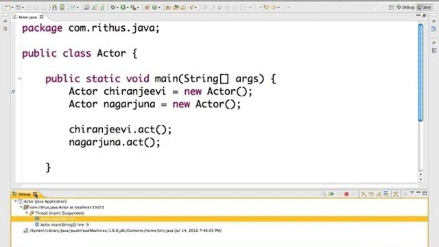 Java Tutorial for beginners in Telugu 3 - Class instance & Object смотреть онлайн