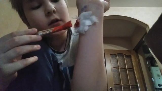 делаем рану