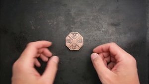 Cast NEWS puzzle by Hanayama. Quick solution.