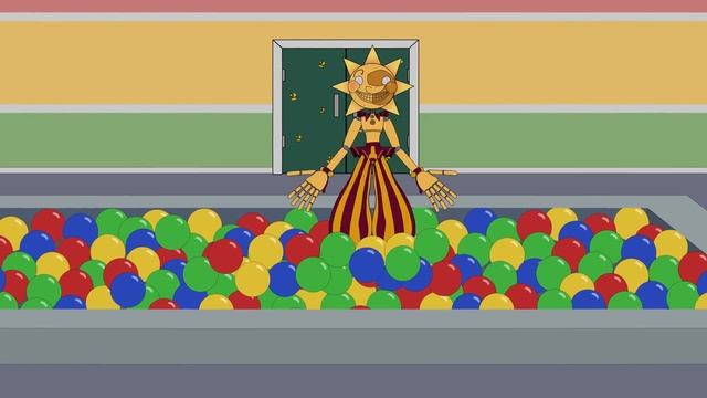 АНИМАТРОНИК СОЛНЦЕ И ЛУНА СОШЕЛ С УМА! ? (Анимация FNAF Security Breach)