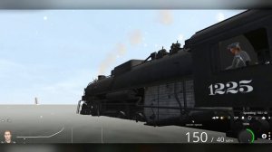 POLAR EXPRESS 1225 ON ICE - THOMAS AND FRIENDS - THE DUSTY TRACKS! - TRAINZ RAILROAD SIMULATOR