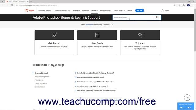 Learn How to Use Elements Help in Adobe Photoshop Elements 2023: A Training Tutorial смотреть онлайн