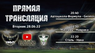 НФЛ 3 Сезон Высшая Лига 1 Тур игровой день 28.06.2022