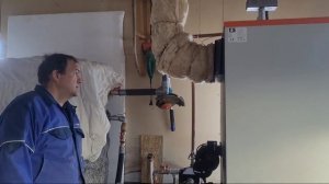 Твердотопливный котёл/Solid fuel boiler TIS UNI 40