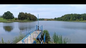 Макавчицкое озеро в г. Дзержинск. Рыбалка. Видеосюжет. Makavchitskoye Lake in Dzerzhinsk. Fishing.