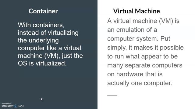 Containers and Virtual Machine | docker container vs virtual machine смотреть онлайн