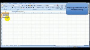 How to fast send using Excel file