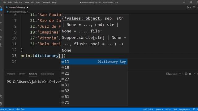 Problem Solving With Python - URI Online Judge 1050 [ DDD ]