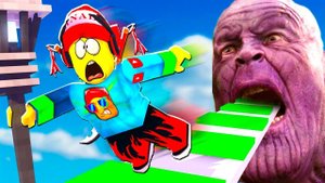 Roblox Голова ТАНОСА СЖИРАЕТ все на своем пути БЕЗУМИЕ В РОБЛОКС
