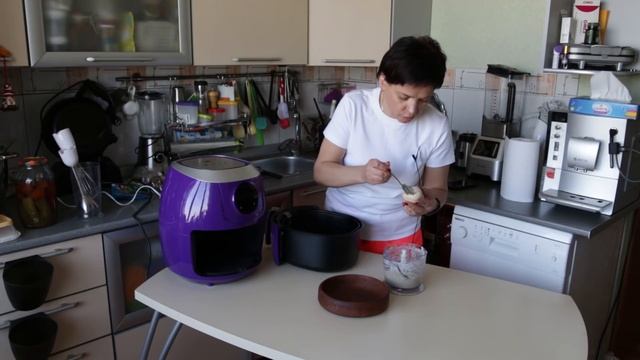 Шампиньоны фаршированные  в аэрофритюрнице