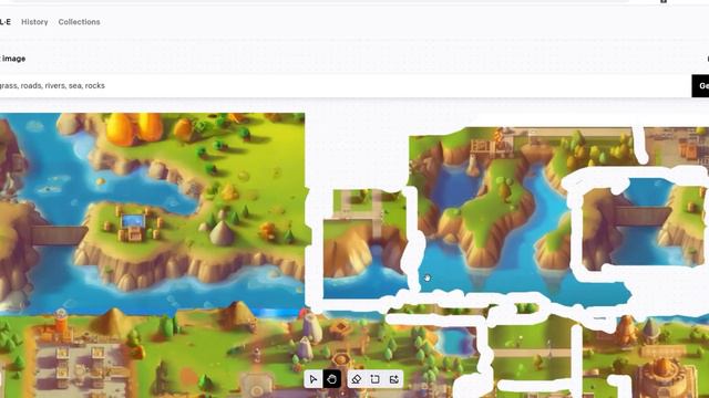 Creating a new MAP from A to Z using AI | Timelapse | Photoshop AI | Part 17