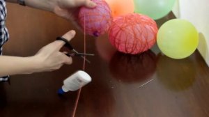 DIY: ШАРЫ ИЗ НИТОК, Как Сделать)