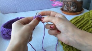 Узор "Коса из 12 петель спицами"