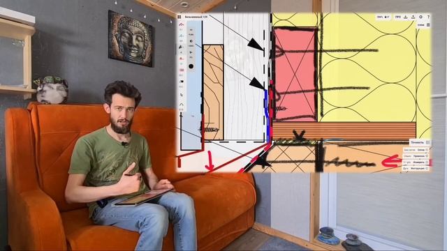 СТРОИМ ДОМ САМИ! #6 Каркасная стена и УЗЛЫ смотреть онлайн