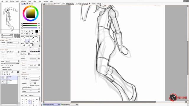 SpeedPaint - Cyber Pink Bunny Girl (parte 1) смотреть онлайн