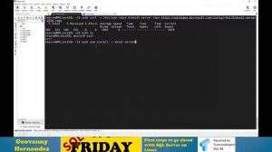 SQL Friday #33 - Geovanny Hernandez on First Steps to go Ahead with SQL Server on Linux