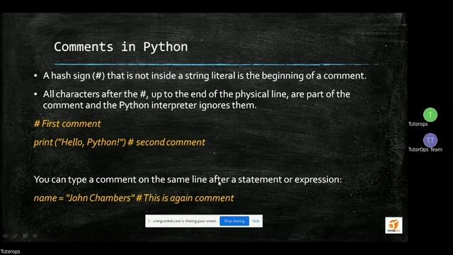 Python Basics Syntax - Demo Video