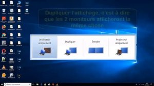 Connecter écran externe ordinateur portable HDMI Windows 10