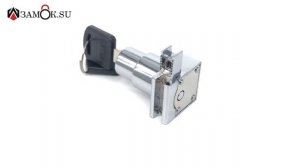 Артикул 0233 Мебельный замок 601 кнопка для стекла для раздвижных витрин (2 винта) мастер