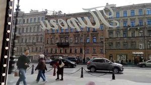 В знаменитом кафе "Север" на Невском проспекте/// Апрель 2022// "Сувенир из СПб" можно взять здесь)