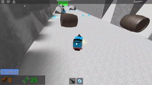 Playing Thomas & Friends Roblox W/ TTTE Guy 3
