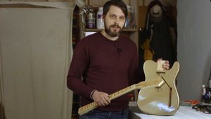 Электрогитара из акустики своими руками часть 3