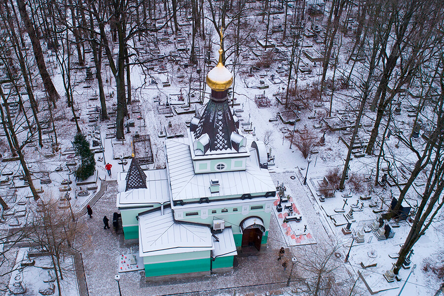 Часовня ксении петербургской карта