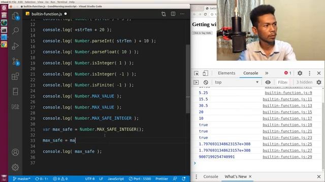 Good Morning JavaScript - Builtin Math Object and Function (In Khmer)