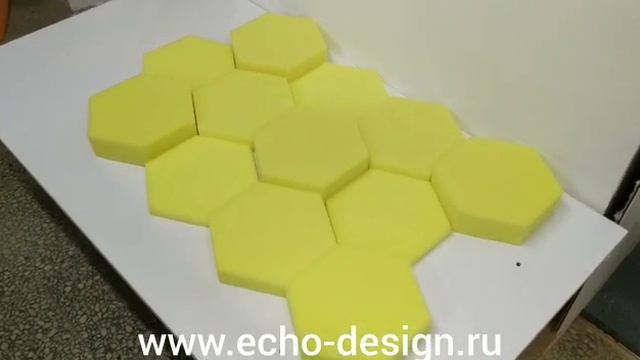 акустический поролон ECHOTON  гексагон, больше информации на нашем сайте! смотреть онлайн