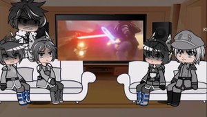 Galactic Empire ships react to Darth Vader vs Space Marine.