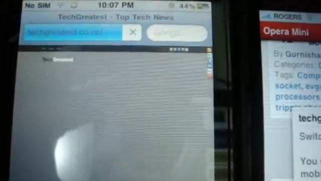 Opera Mini Browser vs Apple Safari for iPhone смотреть онлайн