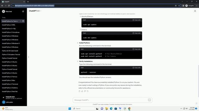 install python 3 x
