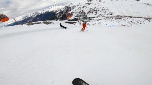 Snowboarding trip. One day in the Italian Alps: Ponte di Legno, Lombardy [Italy, 2020]