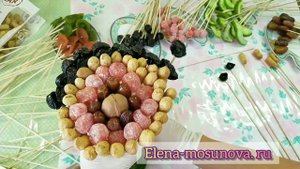 DIY Букет из сухофруктов. Мастер-класс по созданию букета из сухофруктов своими руками. Подарок 202