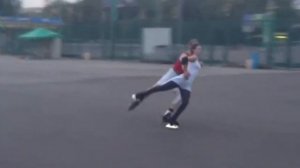 Фигурное катание на роликах. Тренировка.