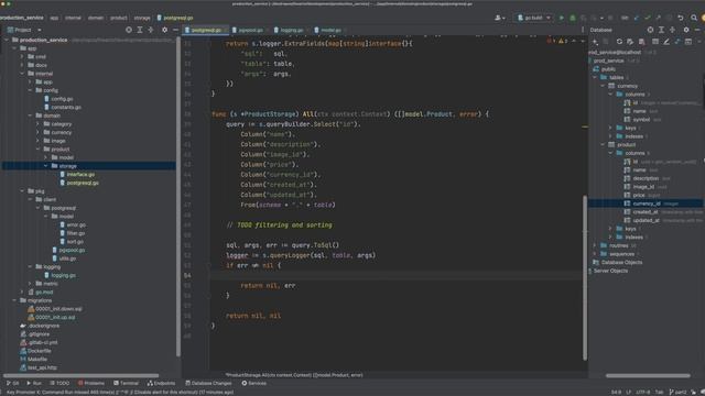 Разработка Golang production платформа e-commerce. Часть 3