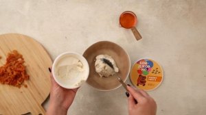 Запеченный яблоки с медовой рикоттой