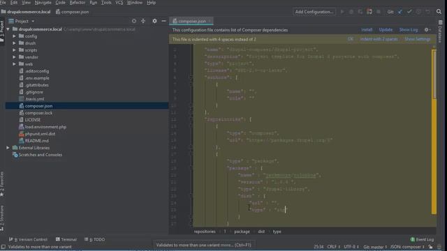 Установка библиотек javascript через composer и модуль Colorbox